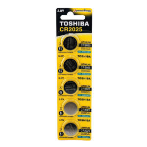 Pin CR2025 Toshiba Vỉ 5 Viên Chính Hãng